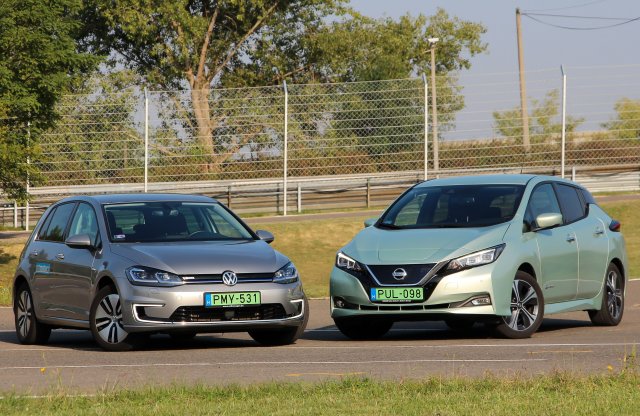 Villanyautó összevetés: Nissan Leaf vs. Volkswagen e-Golf