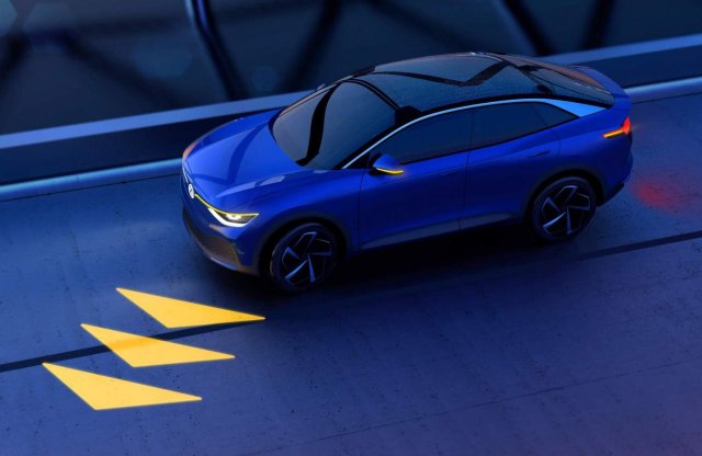 Információt vetítenek az útra a VW új fényszórói