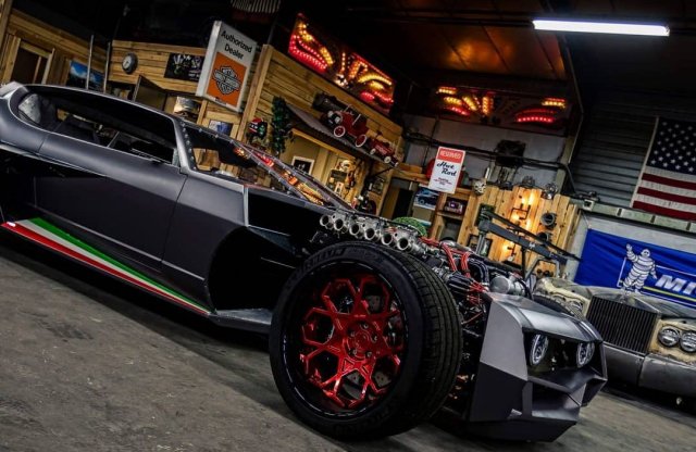Hogy tetszik a felturbózott Lamborghini Espada?