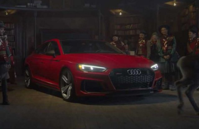 Karácsonyi Audi reklámvideó, főszerepben a Mikulással