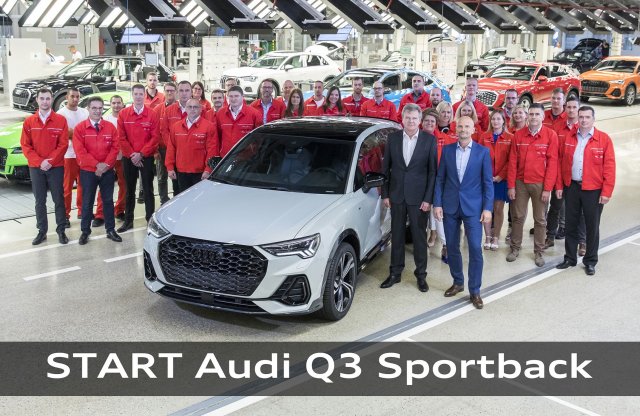 Elstartolt az Audi Q3 Sportback gyártása Győrött