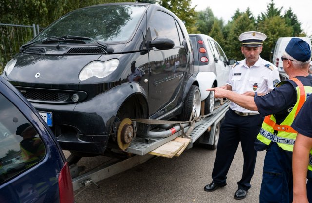 A Pest megyei rendőrök közlekedésbiztonsági ellenőrzést tartottak az M0-ás autóúton.