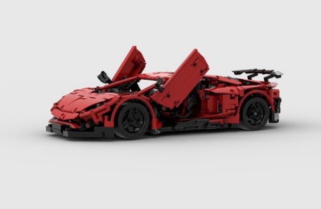 Egy fanatikus alkotott: működő Lego-Lamborghinit készített