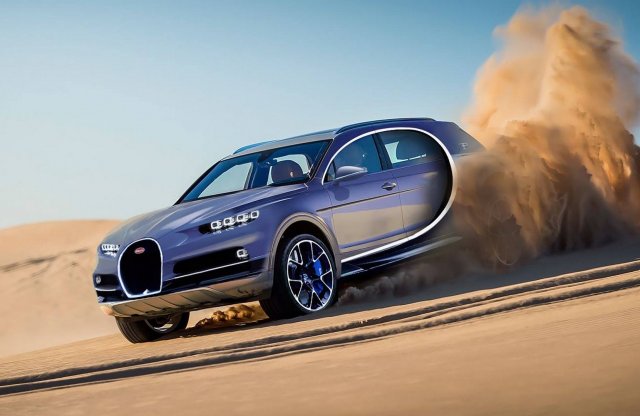 A trendeknek megfelelően elektromos lehet a következő Bugatti