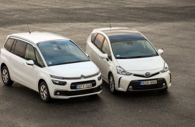 Összevetés: Toyota Prius+ vs. Citroën Grand C4 SpaceTourer
