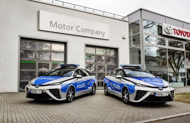 Toyota Mirai modellekkel erősít a berlini rendőrség