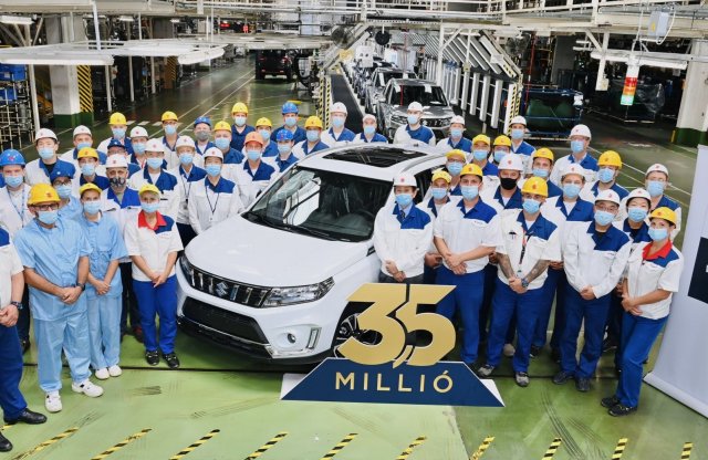 Már 3,5 millió Suzuki készült hazánkban, Esztergomban