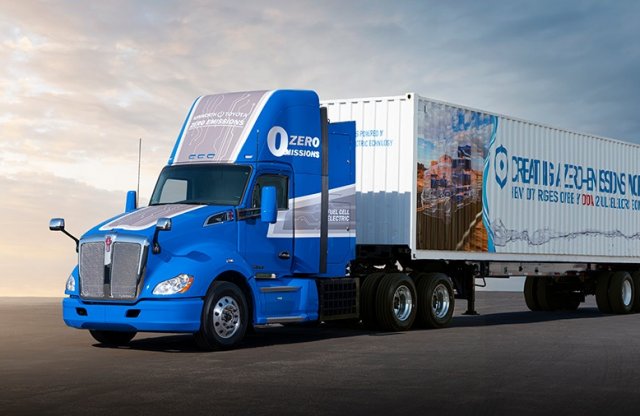 Los Angeles és Long Beach közt állnak munkába az új hidrogén üzemanyagcellás kamion prototípusok