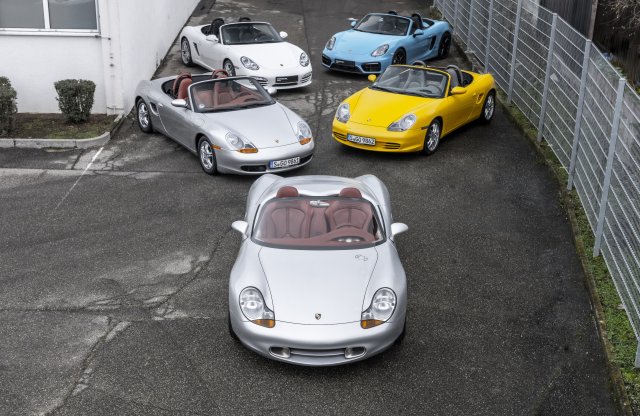 25 éve az utakon a Boxster, a Porsche elérhetőbb árcédulájú kétüléses kabriója
