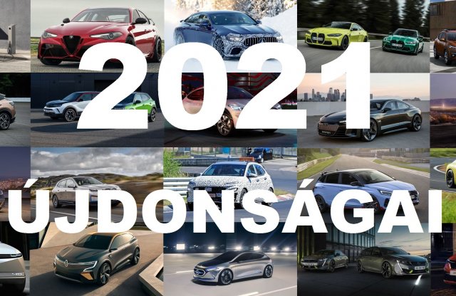Ezzel a 21 új autóval már biztosan találkozhatunk 2021-ben