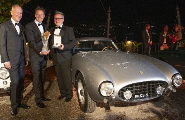 A Concorso d’Eleganza Villa d’Este 2021 BMW-díjas indulója egy Ferrari