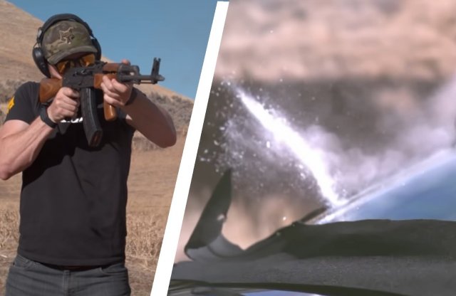 A Model X golyóálló szélvédőjét valódi gépfegyverrel tesztelték egy videóban