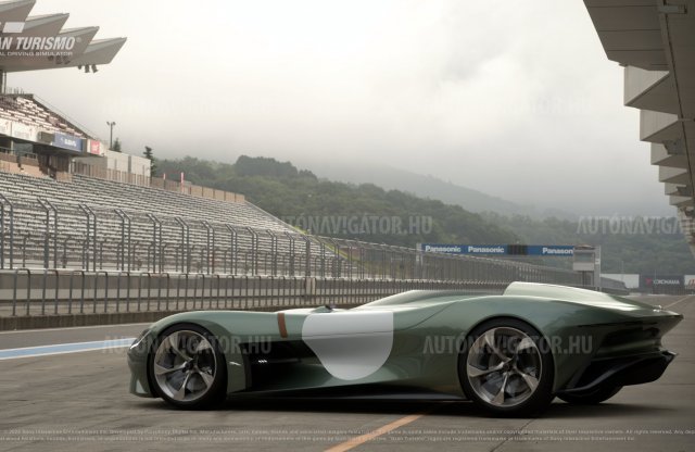 A Jaguar Vision Gran Turismo Roadster a híres Gran Turismo videójátékban lesz elérhető