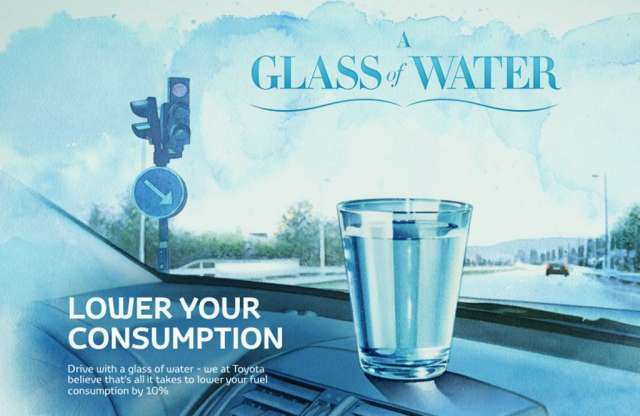 10 %-kal kisebb fogyasztás egy pohár vízzel