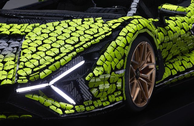 Az életnagyságú Siánt időszakosan a Lamborghini múzeumában tekintheti meg a publikum