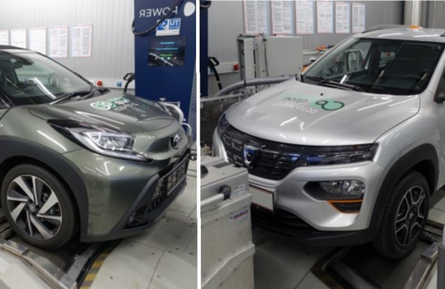 Megmérettetett a Green NCAP teszten a Dacia Spring és a Toyota Aygo X