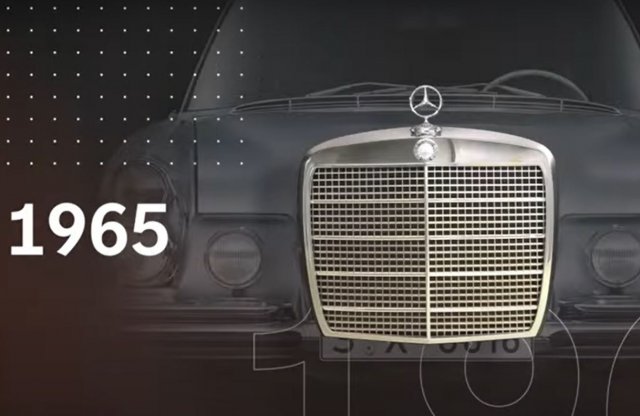1900-tól napjainkig járja végig egy rövid videó a Mercedes hűtőrácsait