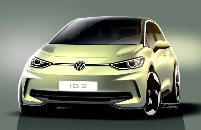 Tavasszal mutatják be a Volkswagen ID.3 kompakt ráncfelvarrott változatát
