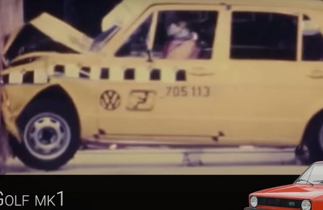 Volkswagen Golf töréstesztek 1974-től napjainkig