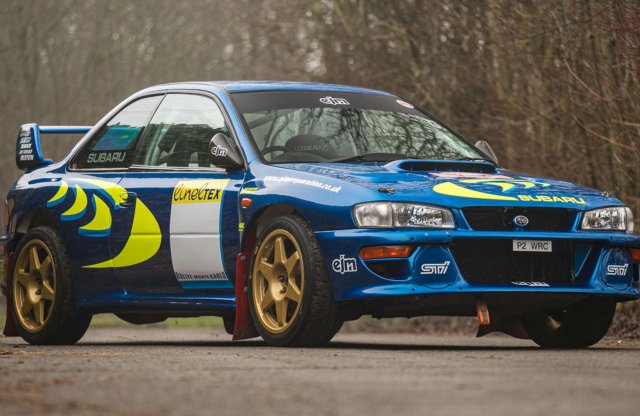 Kétszeres magyar bajnok Subarut árverez a Silverstone aukciós ház, melyet Colin McRae is hajtott
