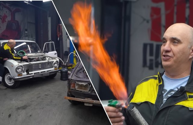 A Garage 54 friss videójából megtudhatjuk, miként lehet az egyik Lada kormát egy másikkal megetetni