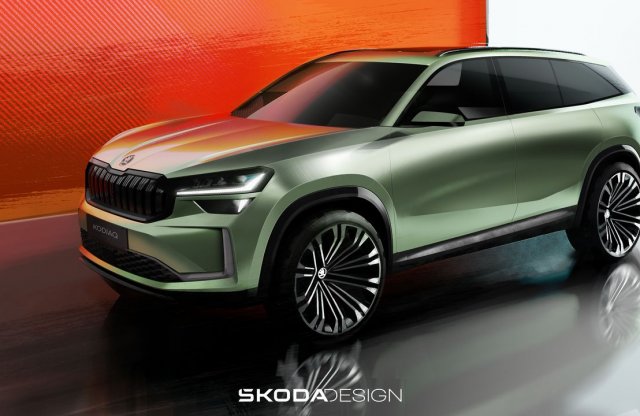 Látványos skicceken villantotta meg a Škoda a Kodiaq új nemzedékét