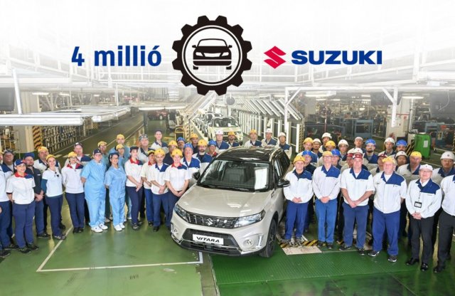 Immár négymilliónál is több Suzuki gördült le a szalagról Esztergomban.