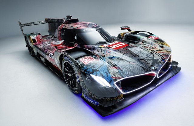 Különleges festésű versenyautóval készül a Le Mans-i 24 órás versenyre a BMW