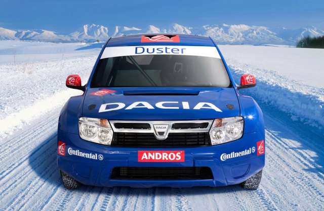 Dacia Duster jégen és a hegyekben