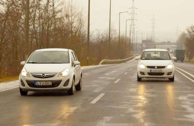 Összehasonlító teszt: Opel Corsa 1.3 CDTI és Suzuki Swift 1.3 DDiS