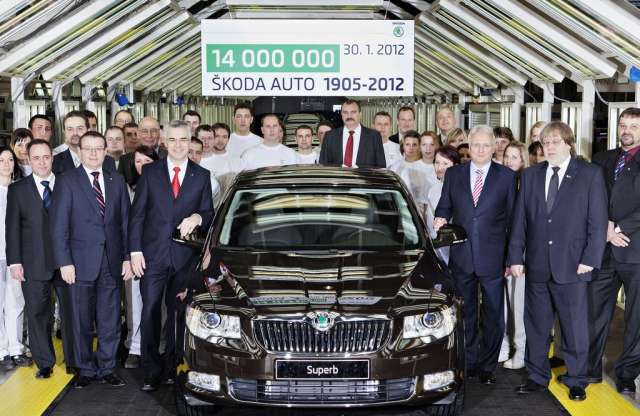 14 millió legyártott autónál tart a Skoda
