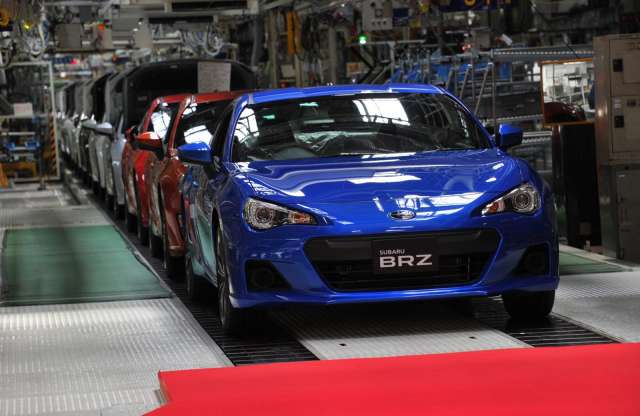 Megkezdődött a Subaru BRZ / Toyota GT 86 sorozatgyártása