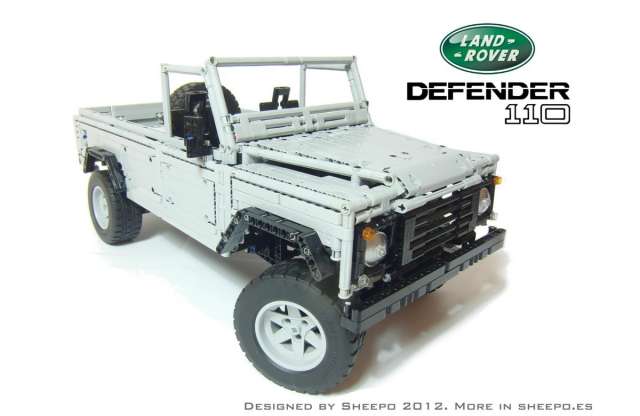 Távirányítós Land Rover Defender Legóból