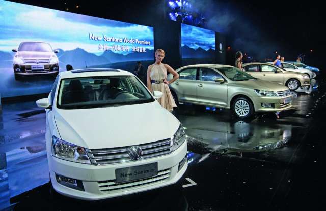 Volkswagen Santana - formás Polo szedán Kínának