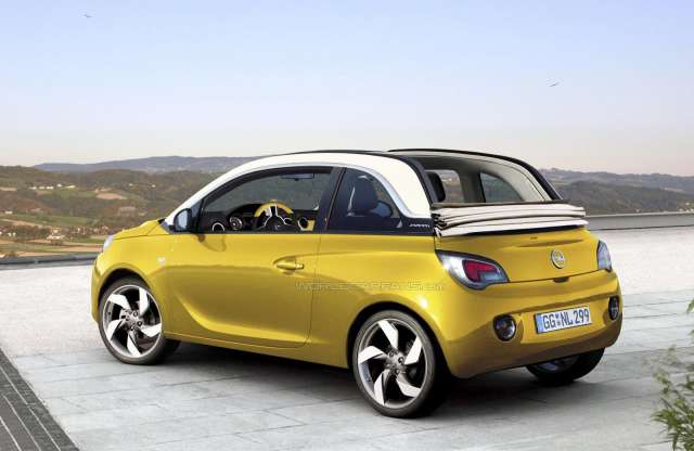2014-ben érkezik az Opel Adam kabrióváltozata