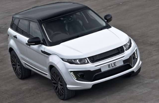 Fehér Range Rover Evoque a Project Kahn genfi újdonsága